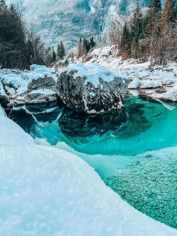 Apartments Mala Korita Soce Soča Dış mekan fotoğraf