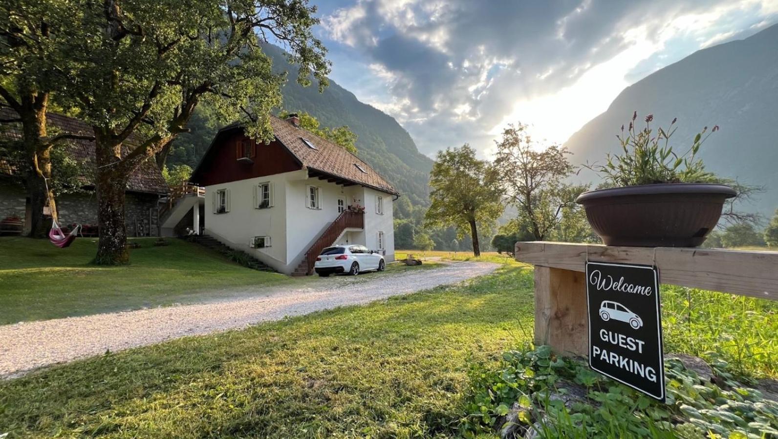Apartments Mala Korita Soce Soča Dış mekan fotoğraf